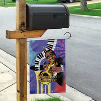 Satchmofest Garden Flag King Of Jazz What a Wonderful World - Wonder Print Shop