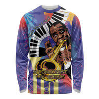 Satchmofest Long Sleeve Shirt King Of Jazz What a Wonderful World - Wonder Print Shop