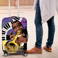 Satchmofest Luggage Cover King Of Jazz What a Wonderful World - Wonder Print Shop