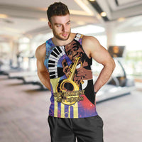 Satchmofest Men Tank Top King Of Jazz What a Wonderful World - Wonder Print Shop