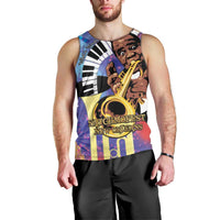 Satchmofest Men Tank Top King Of Jazz What a Wonderful World - Wonder Print Shop