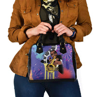 Satchmofest Shoulder Handbag King Of Jazz What a Wonderful World - Wonder Print Shop