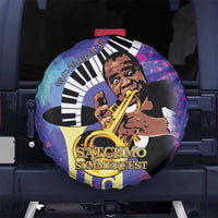 Satchmofest Spare Tire Cover King Of Jazz What a Wonderful World - Wonder Print Shop
