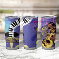 Satchmofest Tumbler Cup King Of Jazz What a Wonderful World - Wonder Print Shop