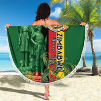 Zimbabwe Heroes' Day Beach Blanket Liberation War Memorial Monument - Wonder Print Shop