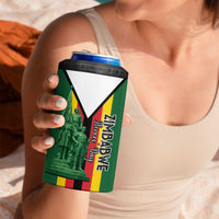 Personalized Zimbabwe Heroes' Day 4 in 1 Can Cooler Tumbler Liberation War Memorial Monument - Wonder Print Shop
