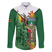 Personalized Zimbabwe Heroes' Day Family Matching Short Sleeve Bodycon Dress and Hawaiian Shirt Liberation War Memorial Monument - Wonder Print Shop