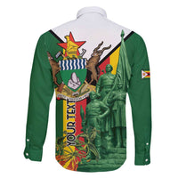 Personalized Zimbabwe Heroes' Day Family Matching Short Sleeve Bodycon Dress and Hawaiian Shirt Liberation War Memorial Monument - Wonder Print Shop