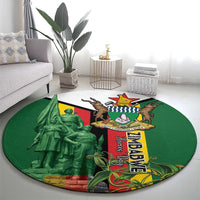 Zimbabwe Heroes' Day Round Carpet Liberation War Memorial Monument - Wonder Print Shop