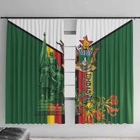 Zimbabwe Heroes' Day Window Curtain Liberation War Memorial Monument - Wonder Print Shop