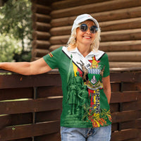 Personalized Zimbabwe Heroes' Day Women Polo Shirt Liberation War Memorial Monument - Wonder Print Shop