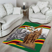 Happy Heroes Day Zimbabwe Area Rug Lest We Forget - Wonder Print Shop