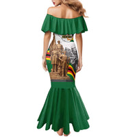 Happy Heroes Day Zimbabwe Family Matching Mermaid Dress and Hawaiian Shirt Lest We Forget - Wonder Print Shop