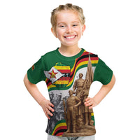 Happy Heroes Day Zimbabwe Kid T Shirt Lest We Forget - Wonder Print Shop