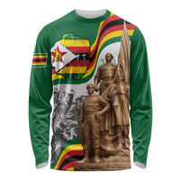 Happy Heroes Day Zimbabwe Long Sleeve Shirt Lest We Forget - Wonder Print Shop