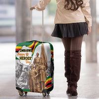 Happy Heroes Day Zimbabwe Luggage Cover Lest We Forget - Wonder Print Shop