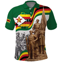 Happy Heroes Day Zimbabwe Polo Shirt Lest We Forget - Wonder Print Shop