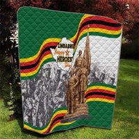Happy Heroes Day Zimbabwe Quilt Lest We Forget - Wonder Print Shop