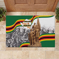 Happy Heroes Day Zimbabwe Rubber Doormat Lest We Forget - Wonder Print Shop