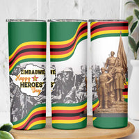 Happy Heroes Day Zimbabwe Skinny Tumbler Lest We Forget - Wonder Print Shop