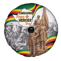 Happy Heroes Day Zimbabwe Spare Tire Cover Lest We Forget - Wonder Print Shop