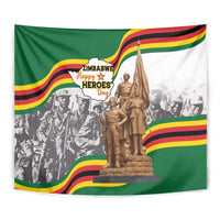 Happy Heroes Day Zimbabwe Tapestry Lest We Forget - Wonder Print Shop
