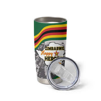 Happy Heroes Day Zimbabwe Tumbler Cup Lest We Forget - Wonder Print Shop