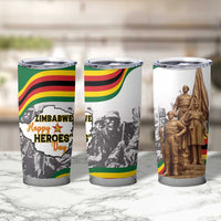 Happy Heroes Day Zimbabwe Tumbler Cup Lest We Forget - Wonder Print Shop