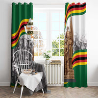 Happy Heroes Day Zimbabwe Window Curtain Lest We Forget - Wonder Print Shop