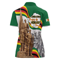 Happy Heroes Day Zimbabwe Women Polo Shirt Lest We Forget - Wonder Print Shop