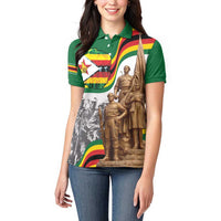 Happy Heroes Day Zimbabwe Women Polo Shirt Lest We Forget - Wonder Print Shop