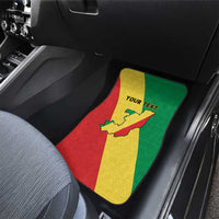 Congo Brazzaville Car Mats Coat Of Arms With Map - Flag Style - Wonder Print Shop