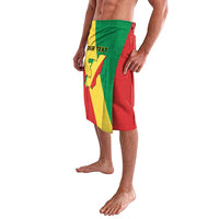 Personalized Congo Brazzaville Lavalava Coat Of Arms With Map - Flag Style - Wonder Print Shop