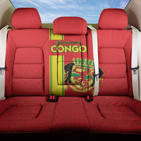Congo Brazzaville Football Back Car Seat Cover Go Ba Diabulu ya Mbwaki Red Color - Wonder Print Shop