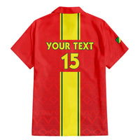 Custom Congo Brazzaville Football Family Matching Mermaid Dress and Hawaiian Shirt Go Ba Diabulu ya Mbwaki Red Color - Wonder Print Shop