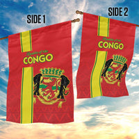 Congo Brazzaville Football Garden Flag Go Ba Diabulu ya Mbwaki Red Color - Wonder Print Shop