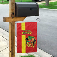 Congo Brazzaville Football Garden Flag Go Ba Diabulu ya Mbwaki Red Color - Wonder Print Shop