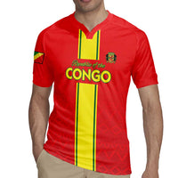 Custom Congo Brazzaville Football Rugby Jersey Go Ba Diabulu ya Mbwaki Red Color - Wonder Print Shop