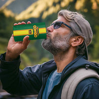 Custom Congo Brazzaville Football 4 in 1 Can Cooler Tumbler Go Ba Diabulu ya Mbwaki Green Color - Wonder Print Shop