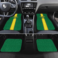 Congo Brazzaville Football Car Mats Go Ba Diabulu ya Mbwaki Green Color - Wonder Print Shop
