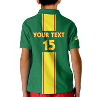 Custom Congo Brazzaville Football Kid Polo Shirt Go Ba Diabulu ya Mbwaki Green Color - Wonder Print Shop