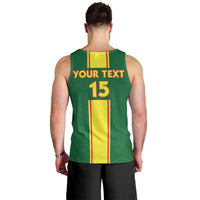 Custom Congo Brazzaville Football Men Tank Top Go Ba Diabulu ya Mbwaki Green Color - Wonder Print Shop