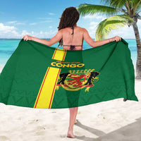 Congo Brazzaville Football Sarong Go Ba Diabulu ya Mbwaki Green Color - Wonder Print Shop