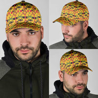 African Kente Pattern Classic Cap Emaa Da - Wonder Print Shop