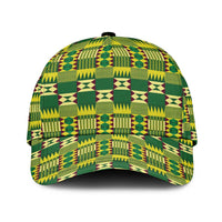 African Kente Pattern Classic Cap Sika Fre Mogya - Wonder Print Shop