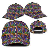 African Kente Pattern Classic Cap Fathia Fata Nkrumah - Wonder Print Shop