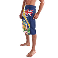 Personalised Turks And Caicos Islands Lavalava Coat Of Arms Tropical Flower - Wonder Print Shop