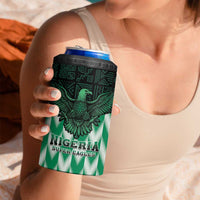 Custom Nigeria Football 4 in 1 Can Cooler Tumbler Go Super Eagles Sporty Style - Wonder Print Shop