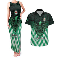 Custom Nigeria Football Couples Matching Tank Maxi Dress and Hawaiian Shirt Go Super Eagles Sporty Style - Wonder Print Shop