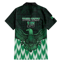 Custom Nigeria Football Family Matching Short Sleeve Bodycon Dress and Hawaiian Shirt Go Super Eagles Sporty Style - Wonder Print Shop